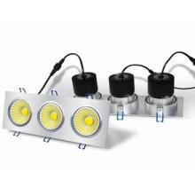 Square Housing 3 x 6W COB LED Down Lamp